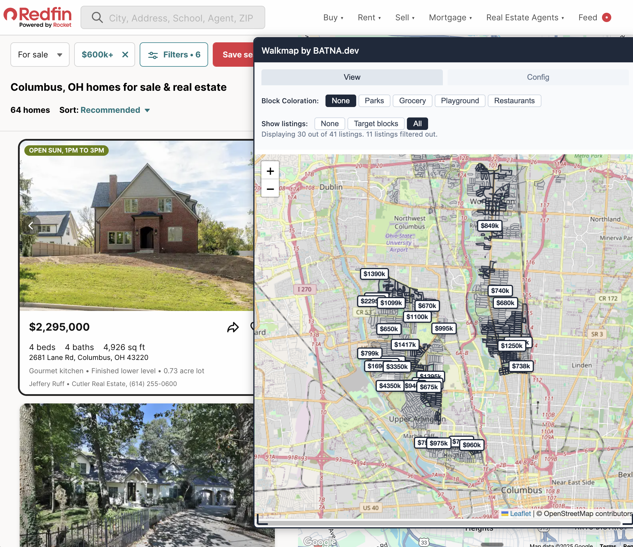 Walkmap Chrome Extension